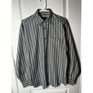 Bugatti Uomo Shirt Men’s‎ Size Medium. Button Up Collared Striped